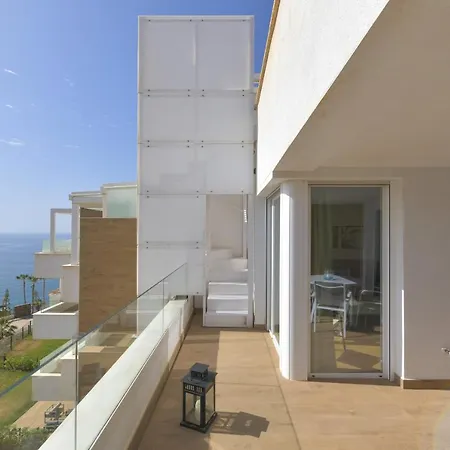 Apartamento De Lujo Vista Mar En Torrox Costa Exterior foto